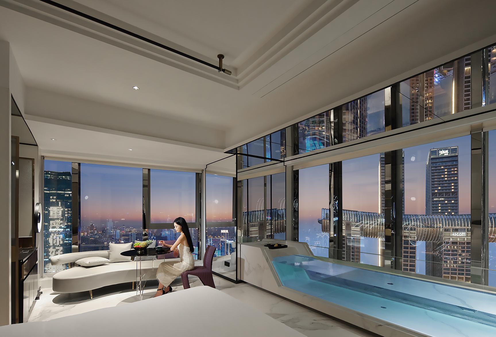 270°水晶横廊江景汤池套房-私享3米汤池