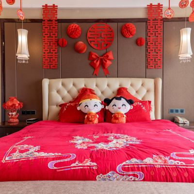 臻享.婚禮套房（婚房裝飾+敬酒杯+新婚床品） 岳池盛鉑仕丹.天羿大飯店優惠