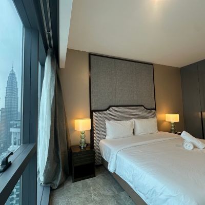 飯店豪華兩臥套房【城景 - 高樓層】 網紅泳池吉隆坡市中心雙子塔豪瑪飯店優惠