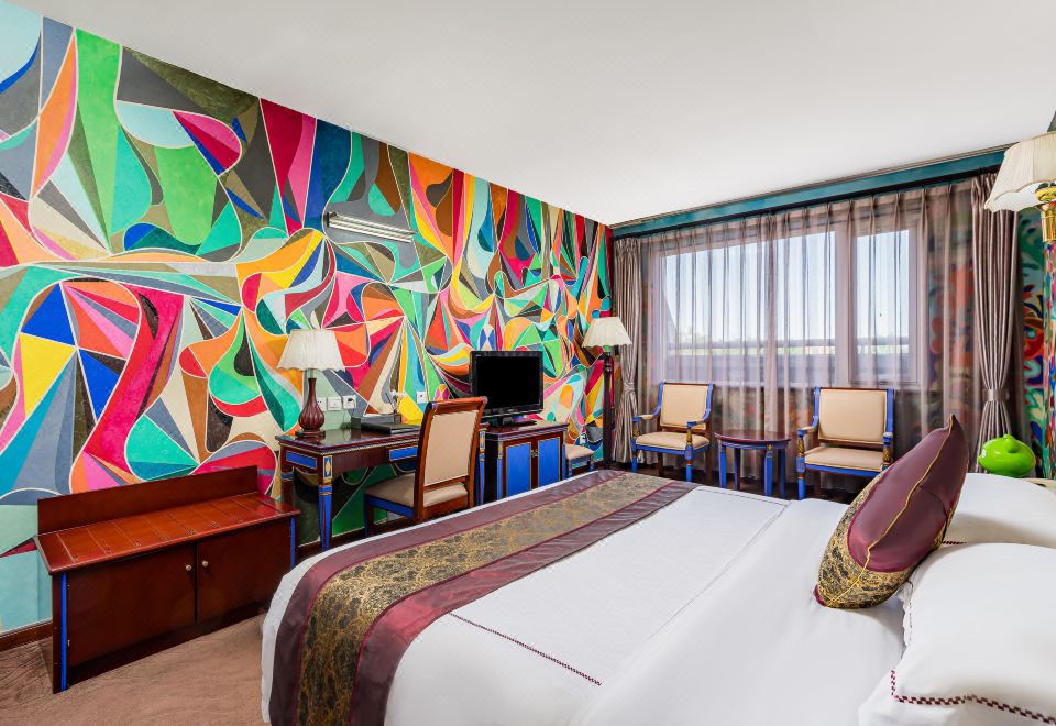 艺术主题大床房