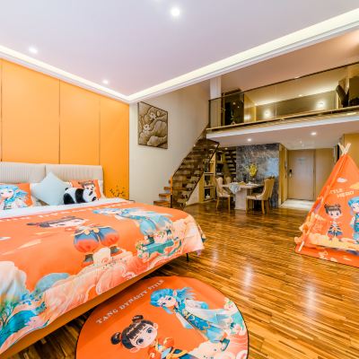 哪吒傳奇複式親子套房（國潮主題+互動空間） 喜運服務公寓（廣州塔珠江新城店）優惠