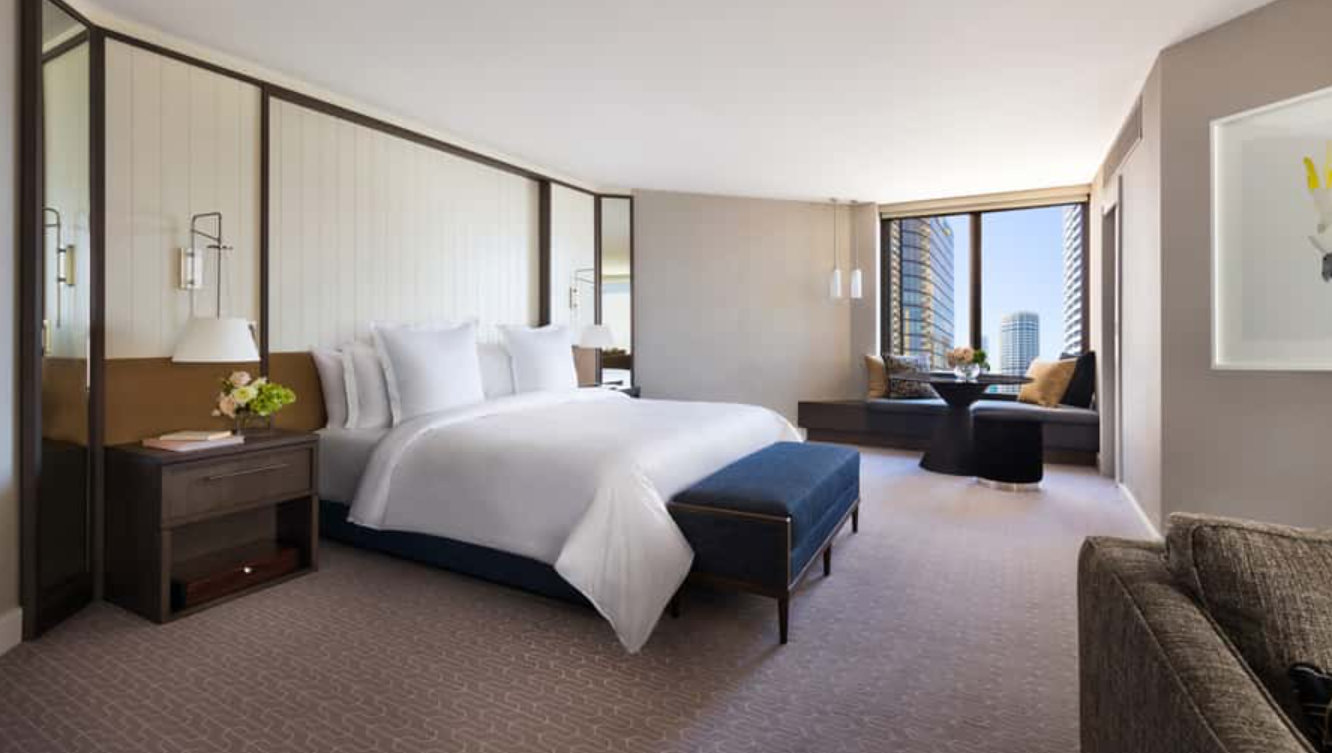 悉尼部分海景一室套房