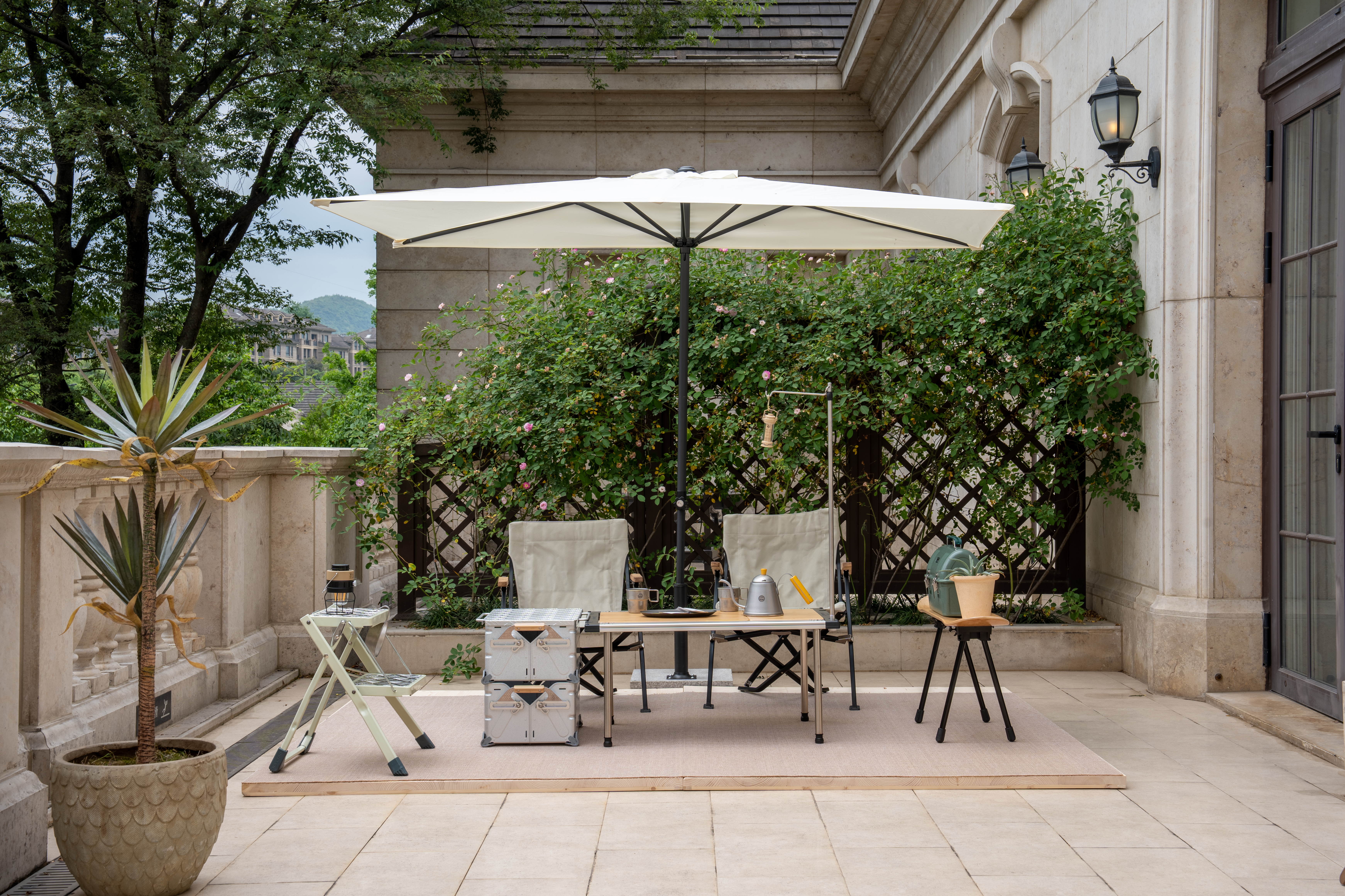 野奢主题房露营大床房