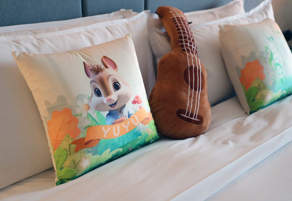 森林幻境亲子互动主题大床房