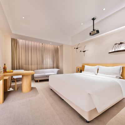 零壓豪華影院大床房（巨幕影屏+零壓睡眠枕+舒適床品） 喜悦門酒店（佛山樂從傢俱城店）優惠