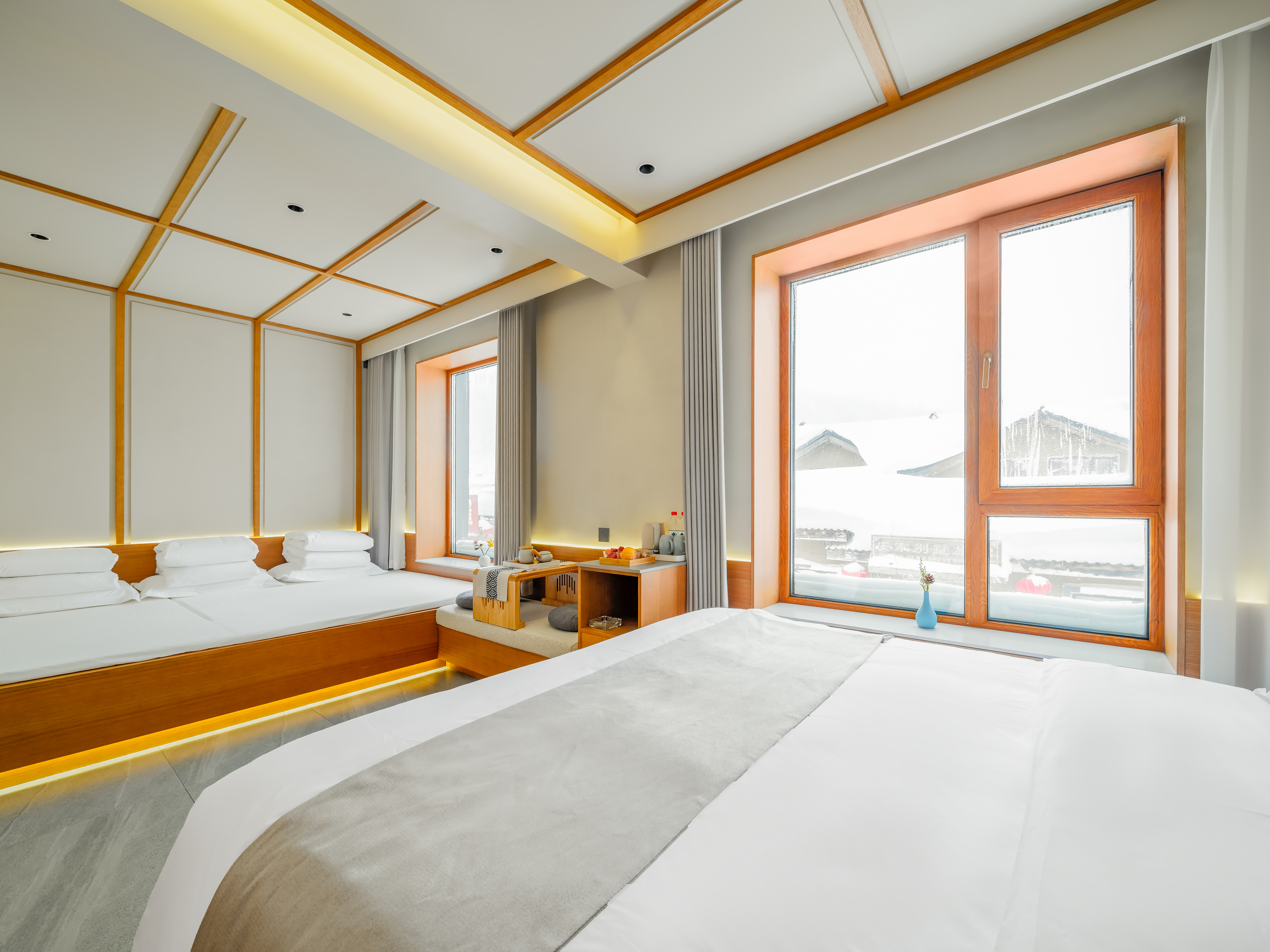 輕奢觀雪家庭房