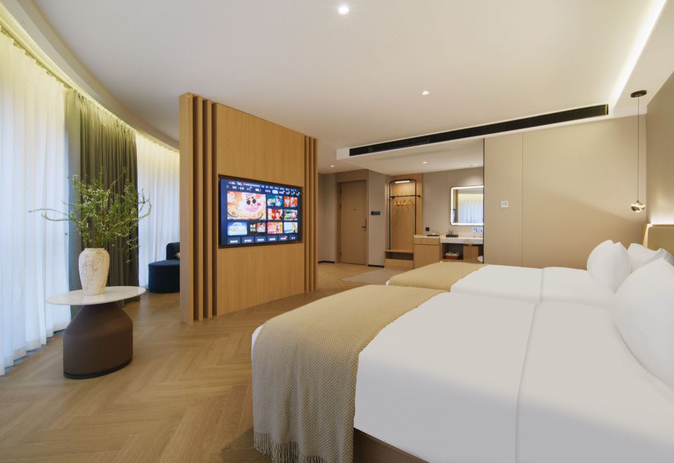 浪蒼閣·親子家庭房（迷你冰箱+乳膠深睡枕+65寸電視）