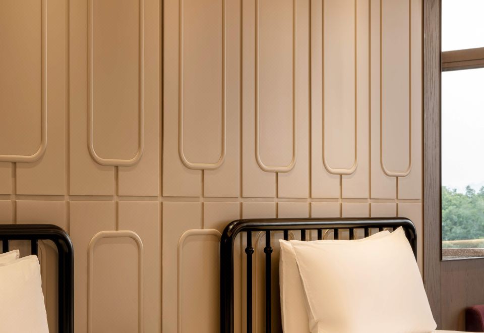 鼓浪嶼海景陽臺雙床房（夕陽海景+開放式陽臺）