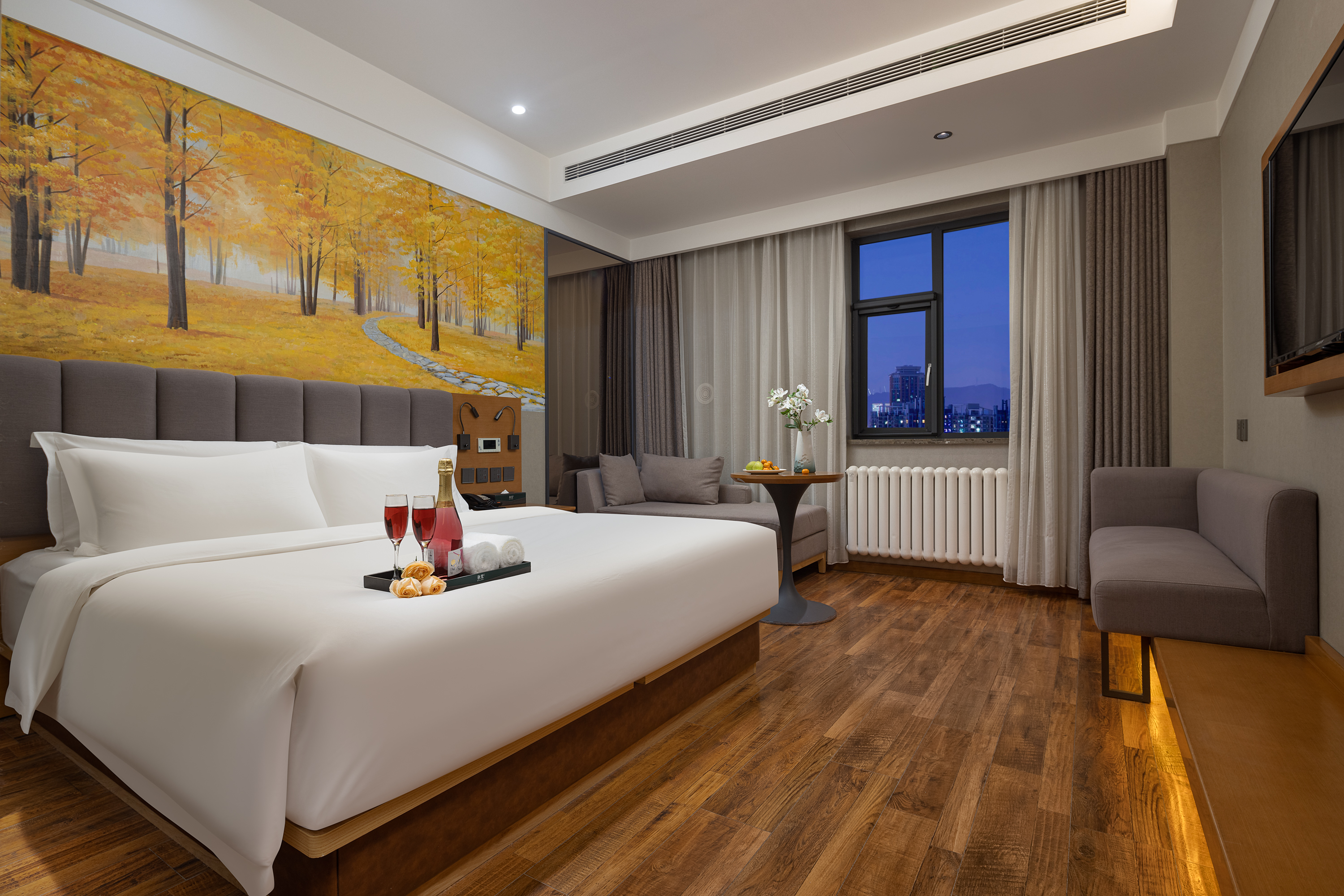 明星舒适大床房（明亮外窗+会客沙发区+柔软羽绒枕）