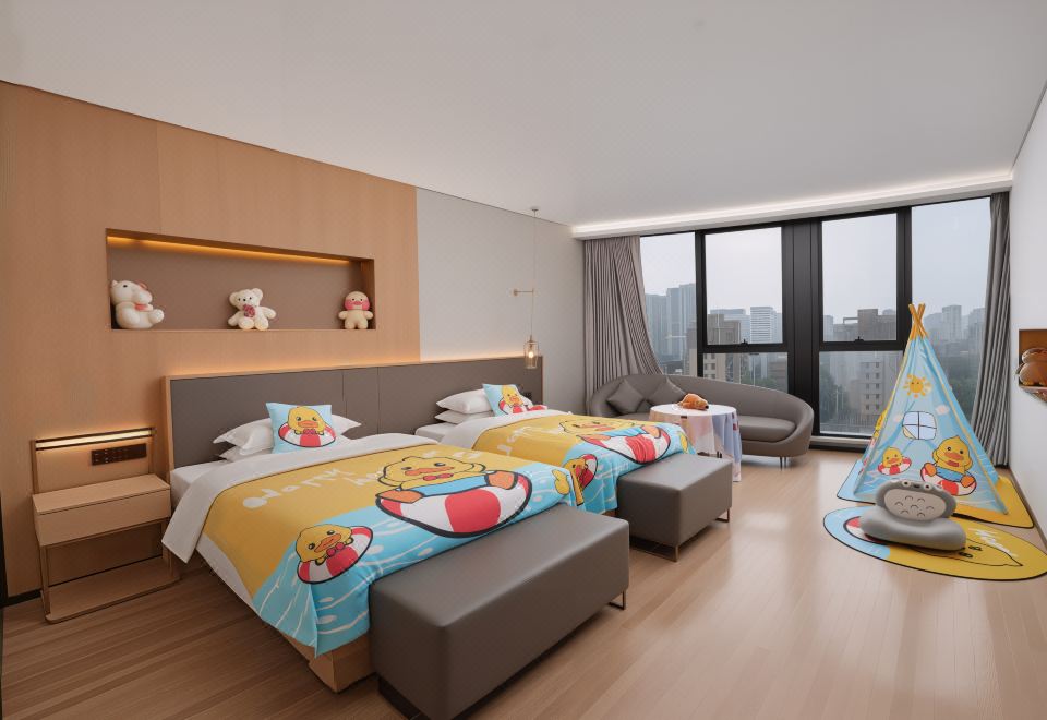 開心鴨主題親子房