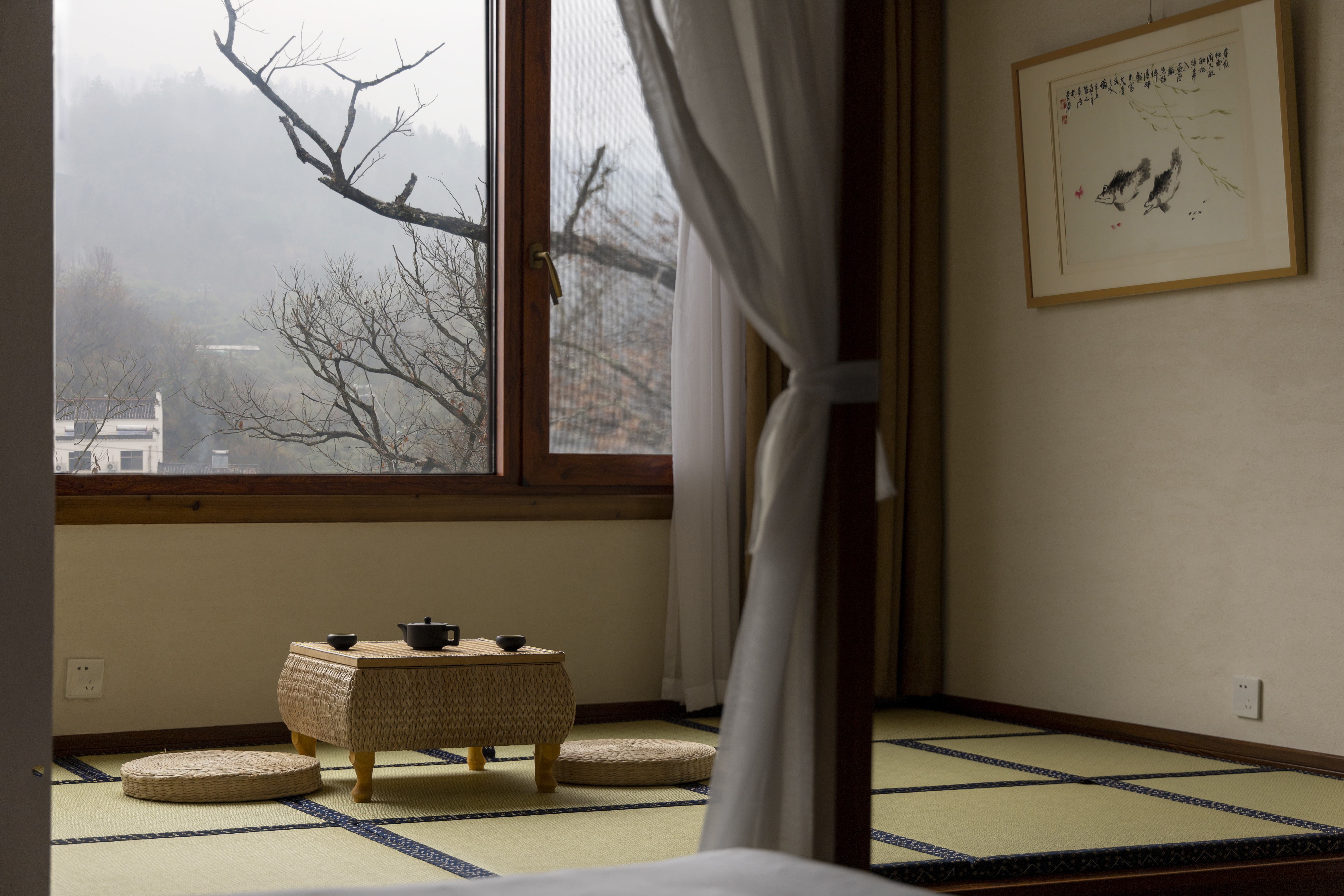 Chaji Mantanghong Courtyard眺青山 ? 景观画室套房