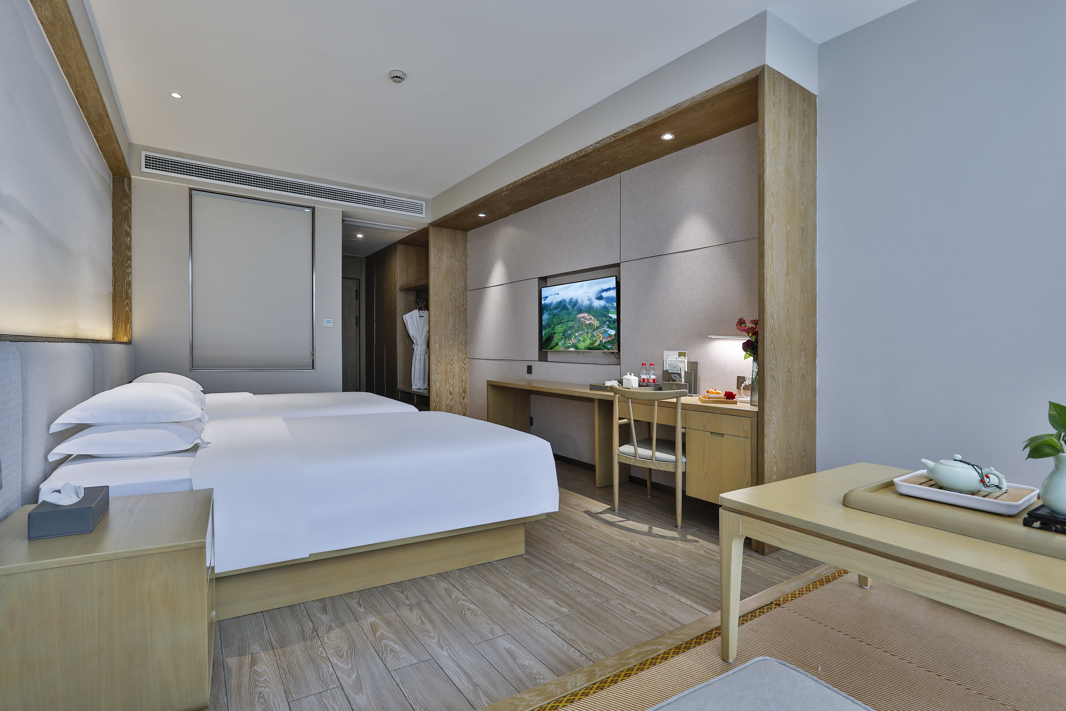 茶园榻榻米双床房