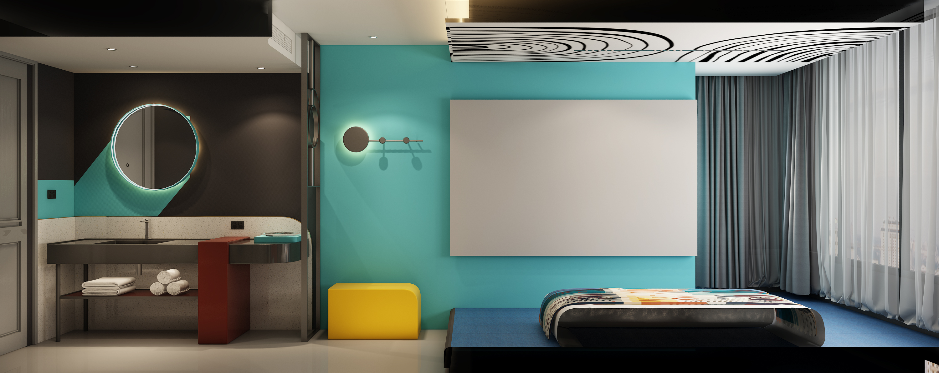 兰艺影音大床房（4K巨幕+影视会员）