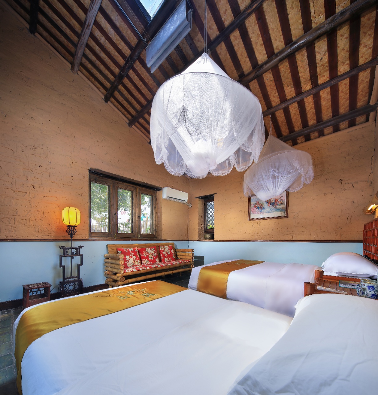 庭院亲子家庭房（柚林围炉煮茶+古韵茶室+庭院）