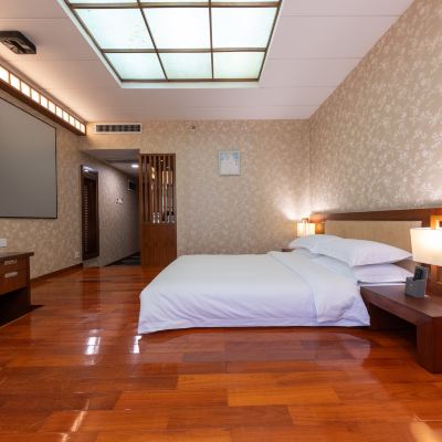 榻榻米巨幕大床房（桃木地板+巨幕投影） 新都飯店（羅湖口岸店）優惠