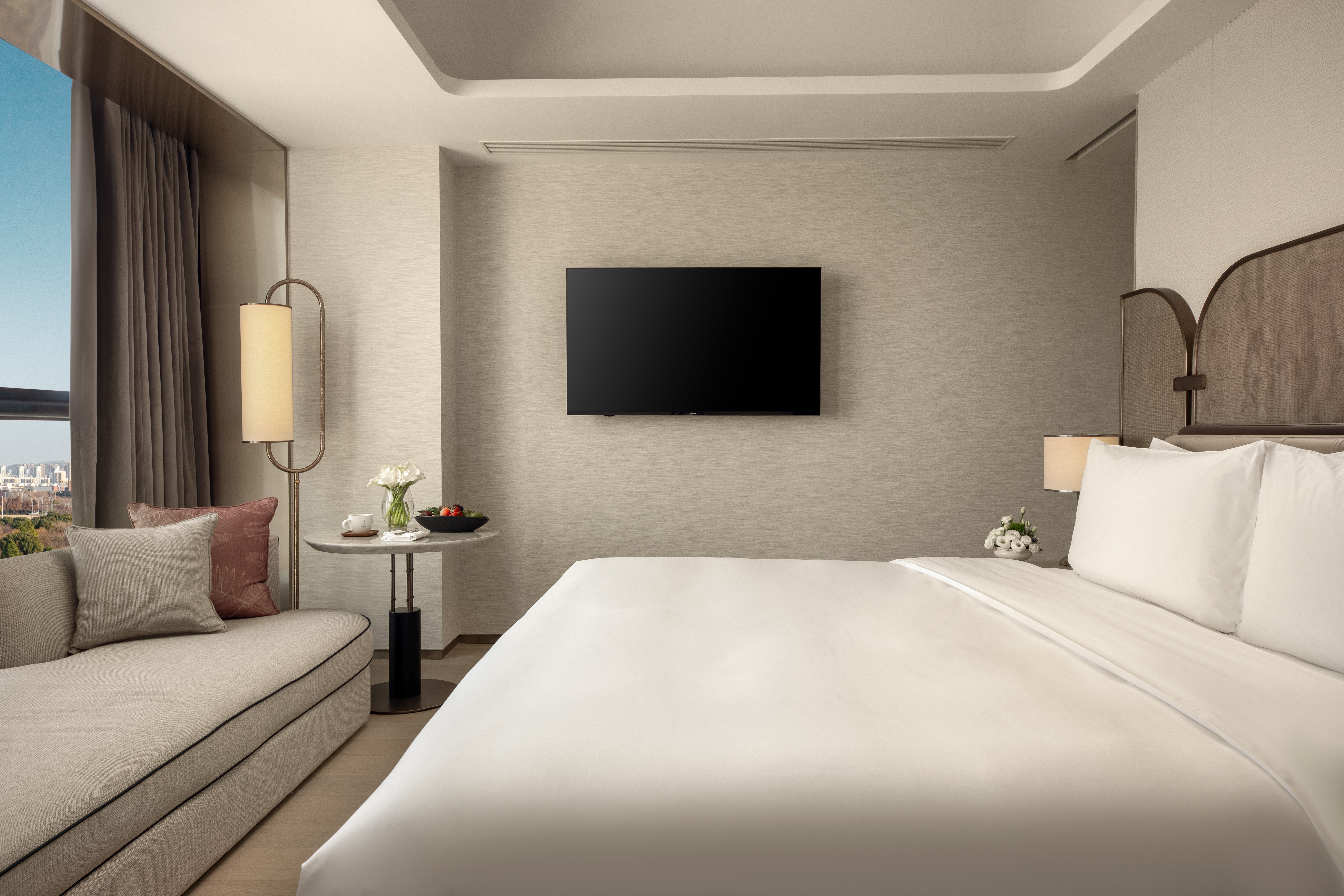 豪华房 超大床 城景