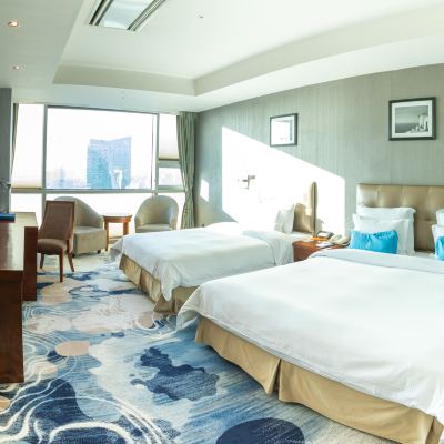 豪華雙大床房 藍天大廈酒店優惠