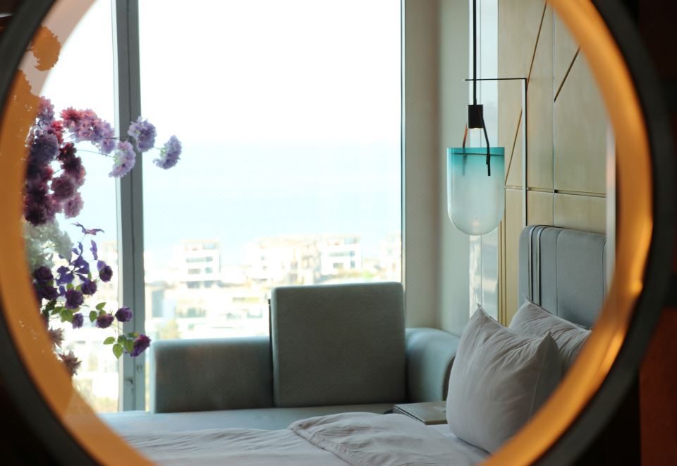 莫奈花海海景主题大床房