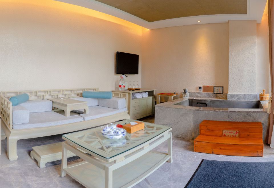 畔山家庭温泉两房别墅-独栋别墅-欢聚家庭泡池