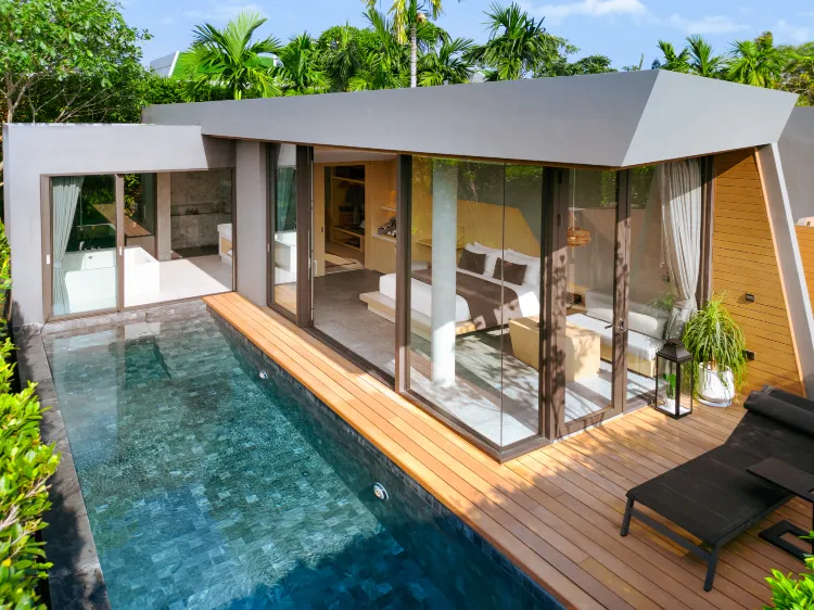 การ์เดนวิลล่า มีสระน้ำ