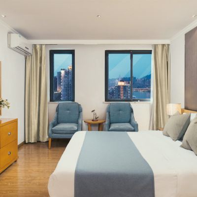 山城三床套房 重慶嘉璽江景飯店（解放碑洪崖洞店）優惠