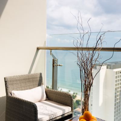 海景尊貴豪華俱樂部雙床房 芽莊艾日亞納智能公寓式飯店優惠