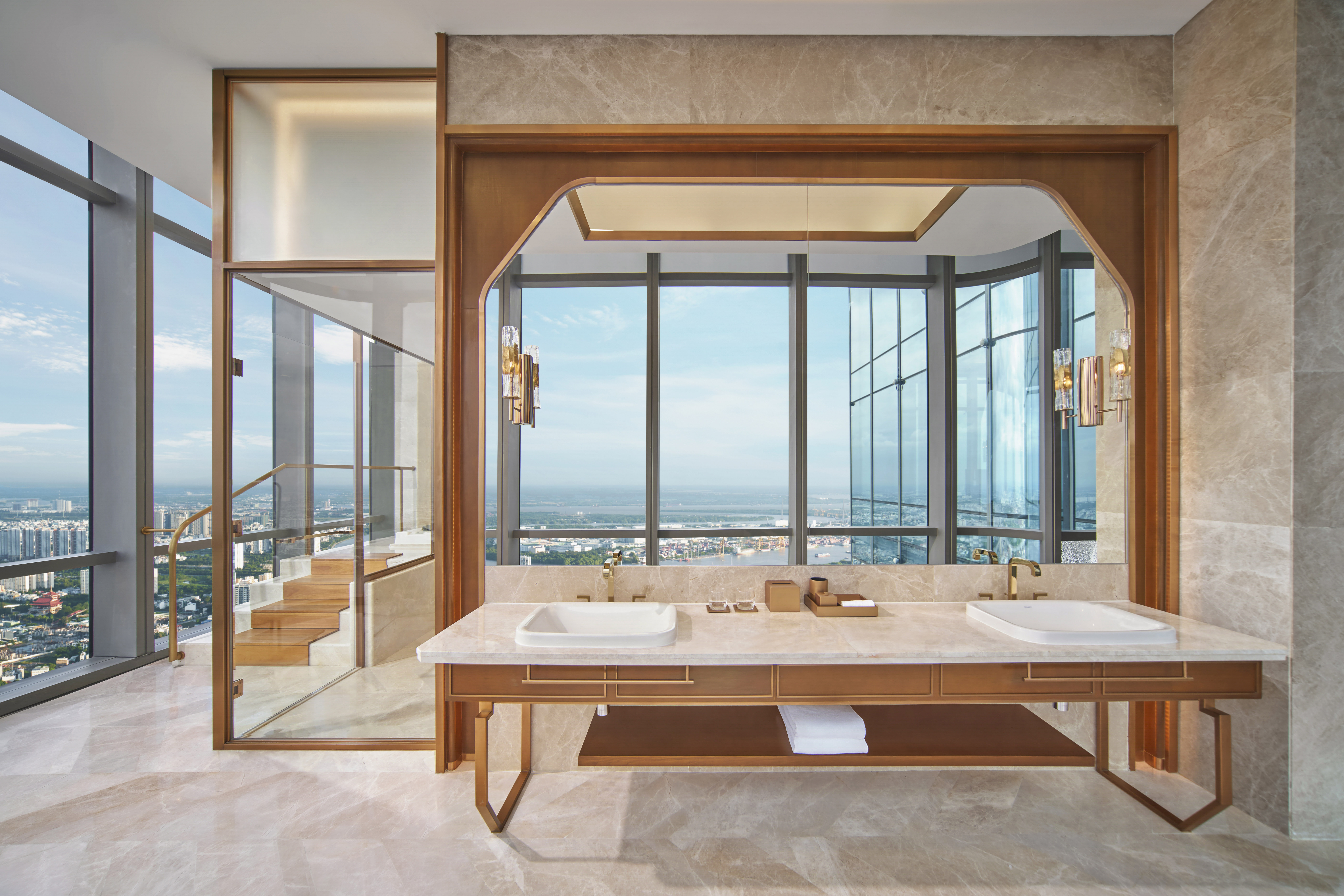 Vinpearl Landmark 81, Autograph Collection总统套房 - 可使用俱乐部酒廊