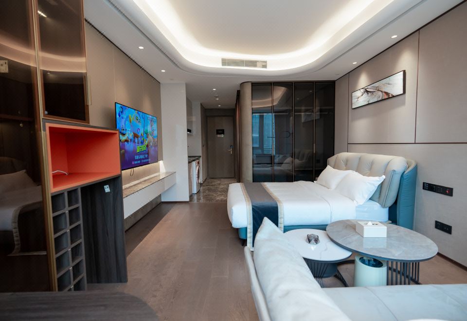 温馨单人间（洗衣机、唯宝衞浴、超清电视、全屋智控）