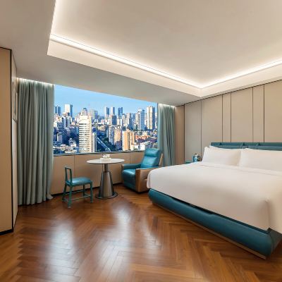 豪華大床房【精選深睡枕+零重力床墊+電動沙發】 廈航Hotel 1987（廈門火車站明發廣場店）優惠