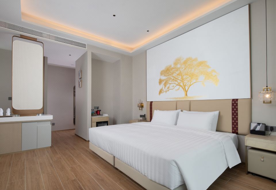 灣景豪華大床房（超大落地窗+智能客控+美粧鏡）