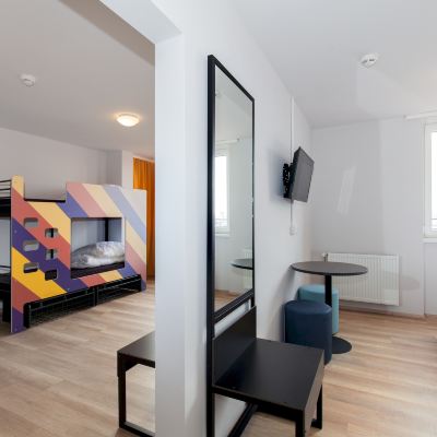 家庭房（2位成人、2孩童） A&O布拉格雷亞飯店優惠