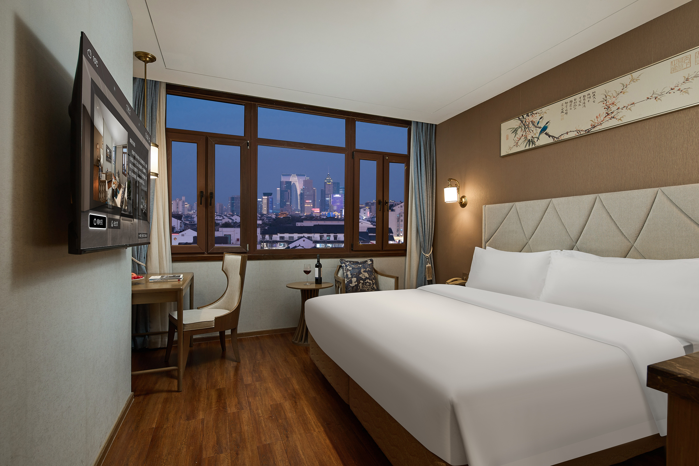 东方之门景观大床房（可投屏液晶电视）