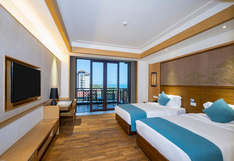 豪華海景雙床房