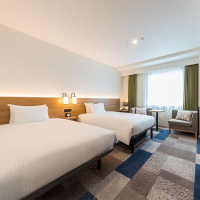 豪華雙床房（獨立浴室和衛生間，可容納 3 人） JR東日本橫濱櫻木町METS飯店優惠