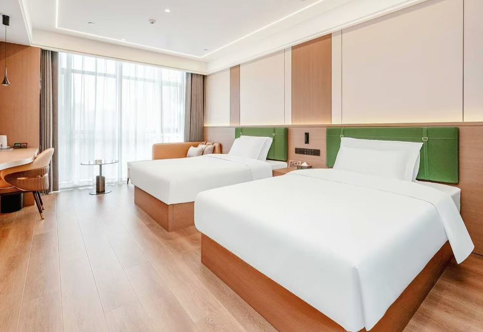 豪华尊享双床房（深度睡眠+高端床品+智能客控+落地窗）