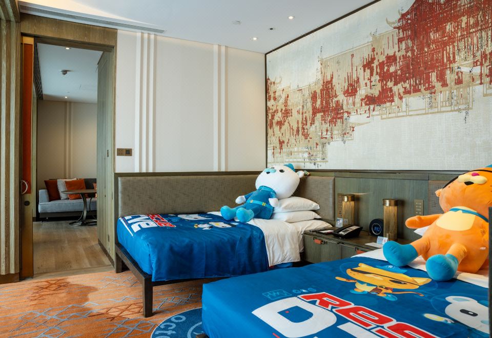 海底小縱隊親子主題豪華雙床房