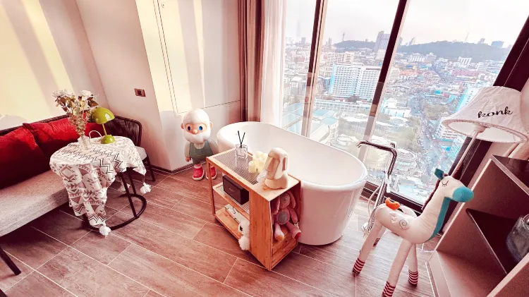 ลักซ์ชัวรี สวีท อ่างอาบน้ำ วิวมหาสมุทร