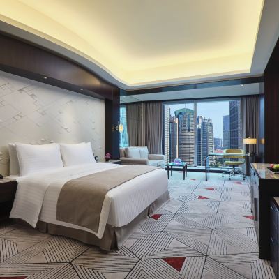 豪華行政城景大床房 上海凱賓斯基大飯店優惠