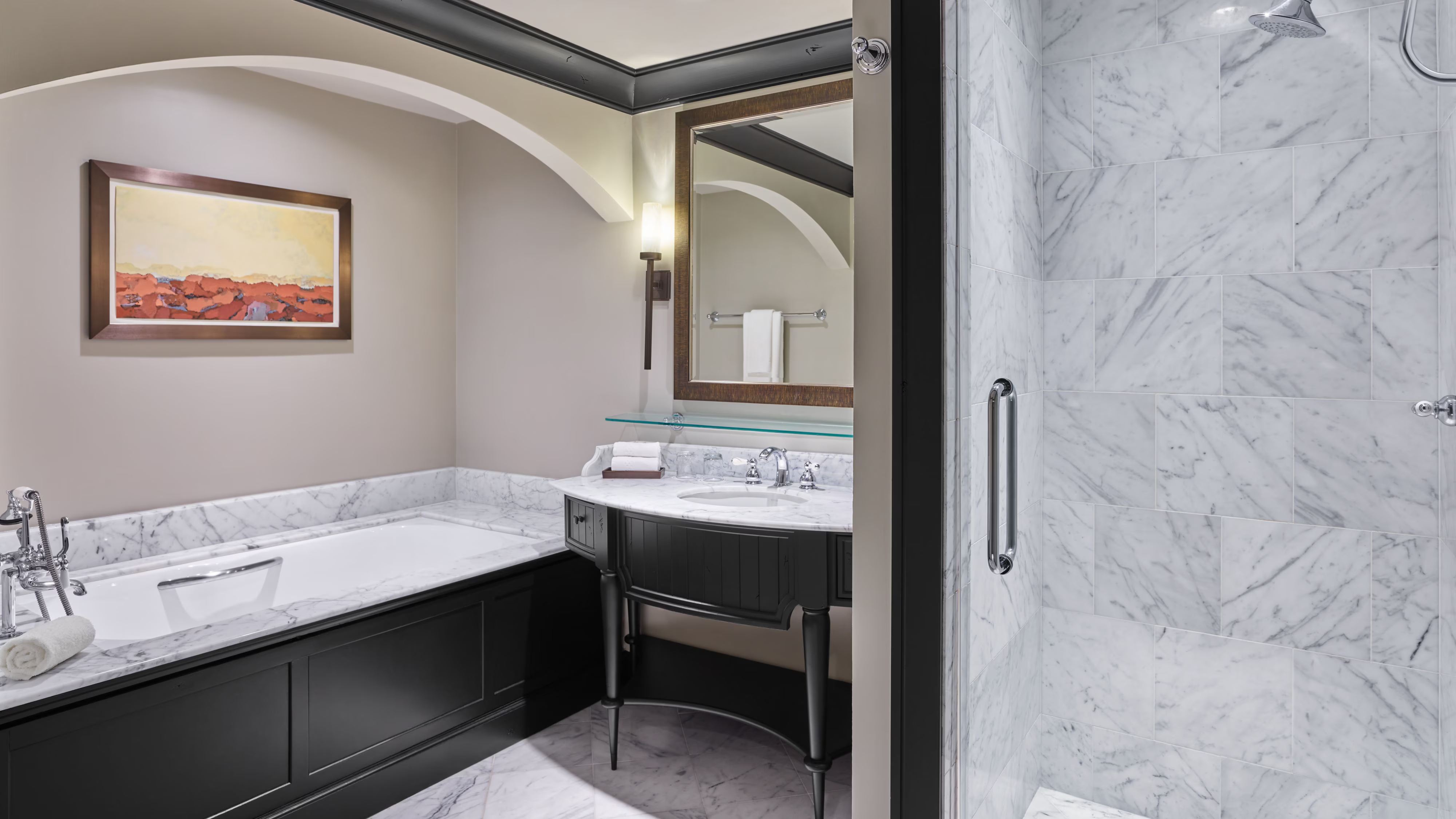 特大床客房，客房，1张特大床，视野受限