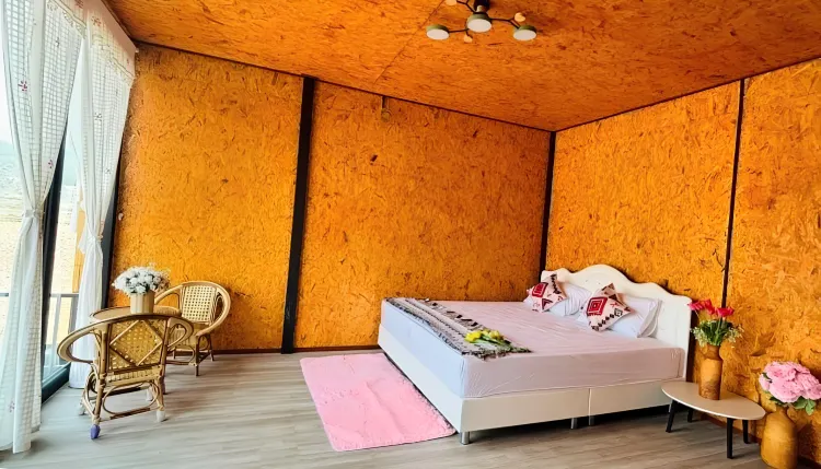 ห้องคิงพร้อมวิวภูเขา