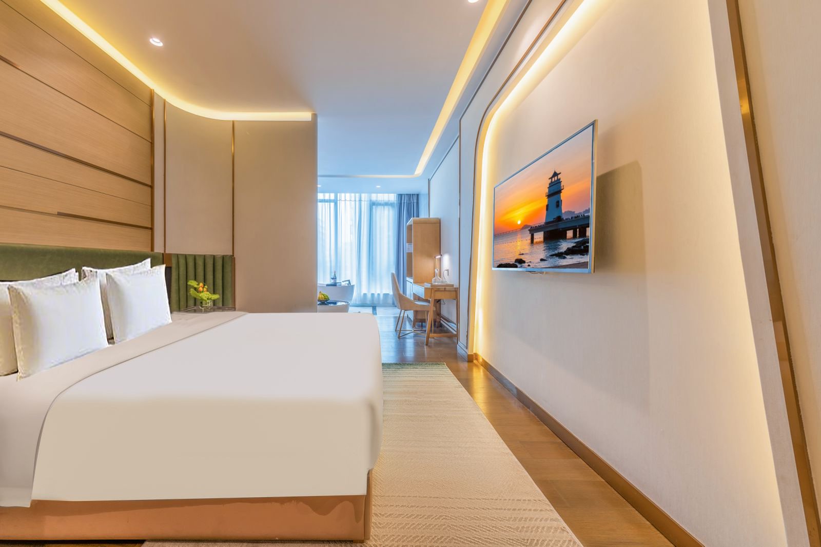 Leisurely·豪華大床房「智能客控+minibar+浴缸泡澡」