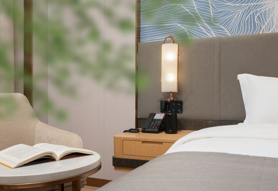 Oriental Double Bed Room (Smart Guest Control + Comfort Bedding + Executive Office Area)