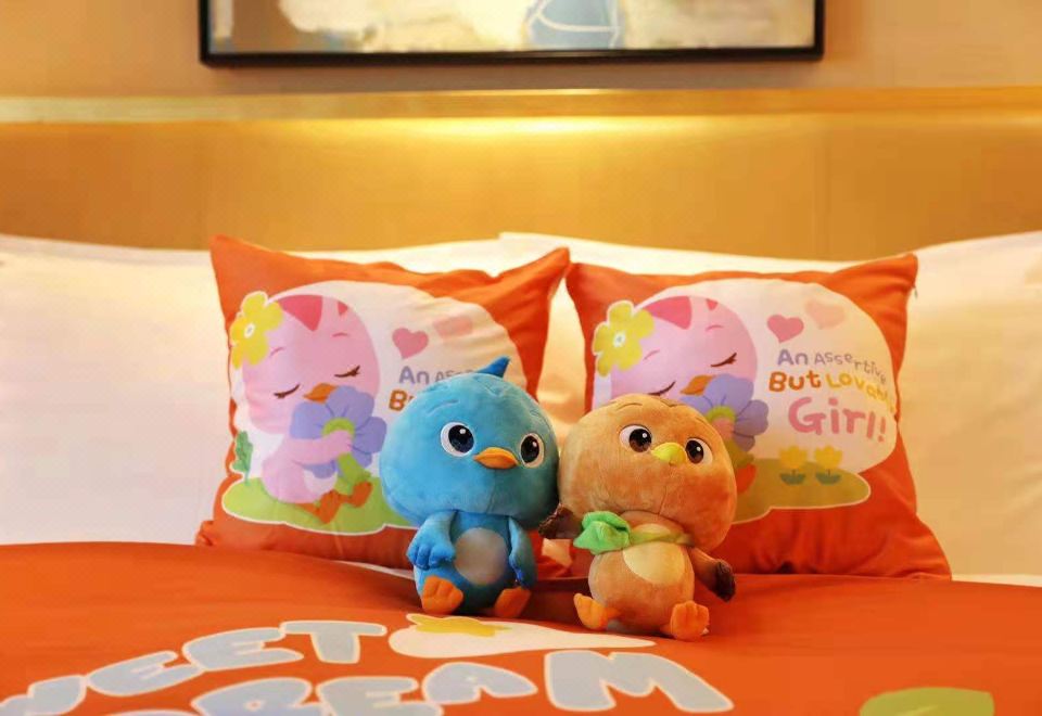 萌雞小隊親子主題大床房