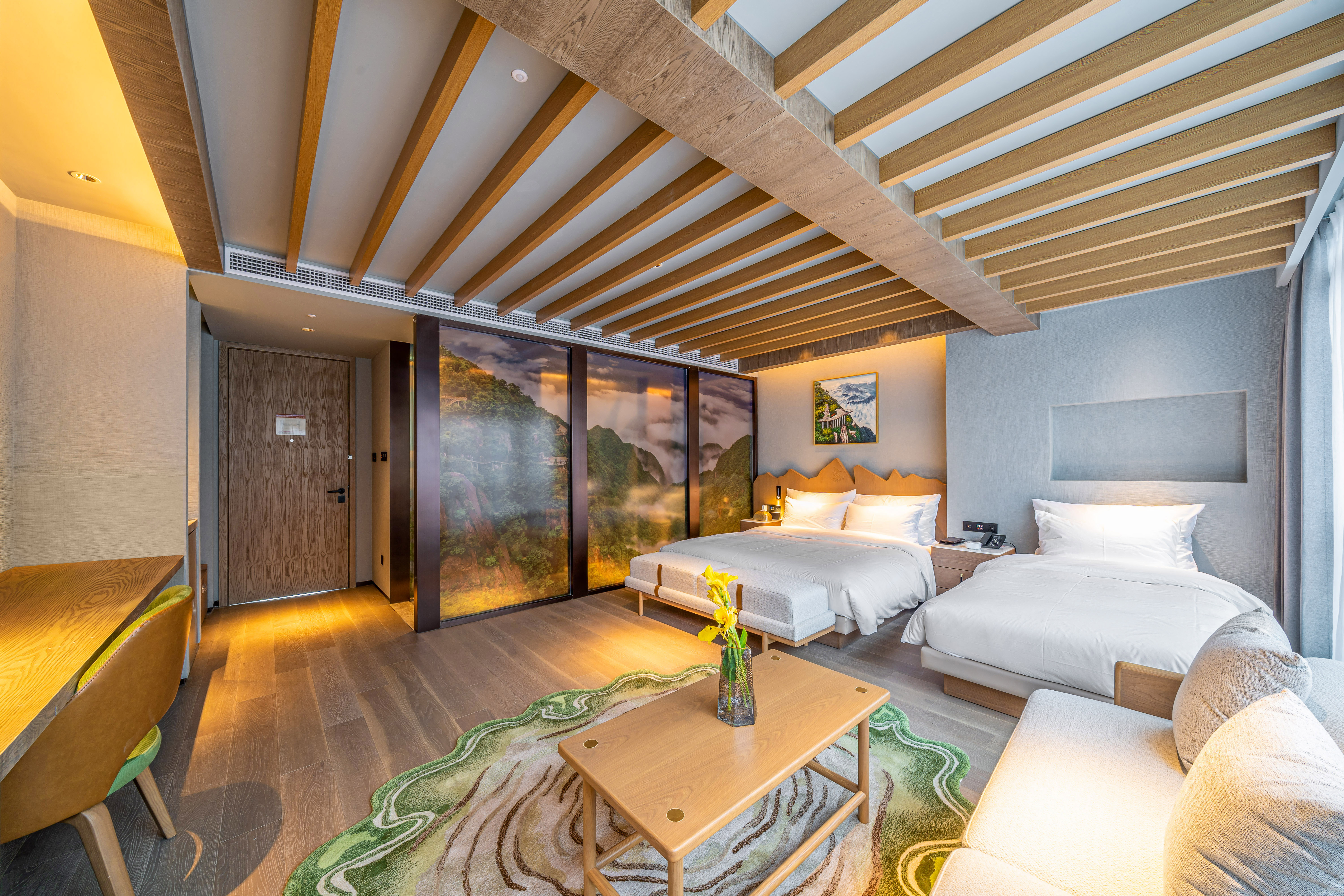 温馨雅致家庭房【童趣树屋+萌宠同乐+亲子度假】