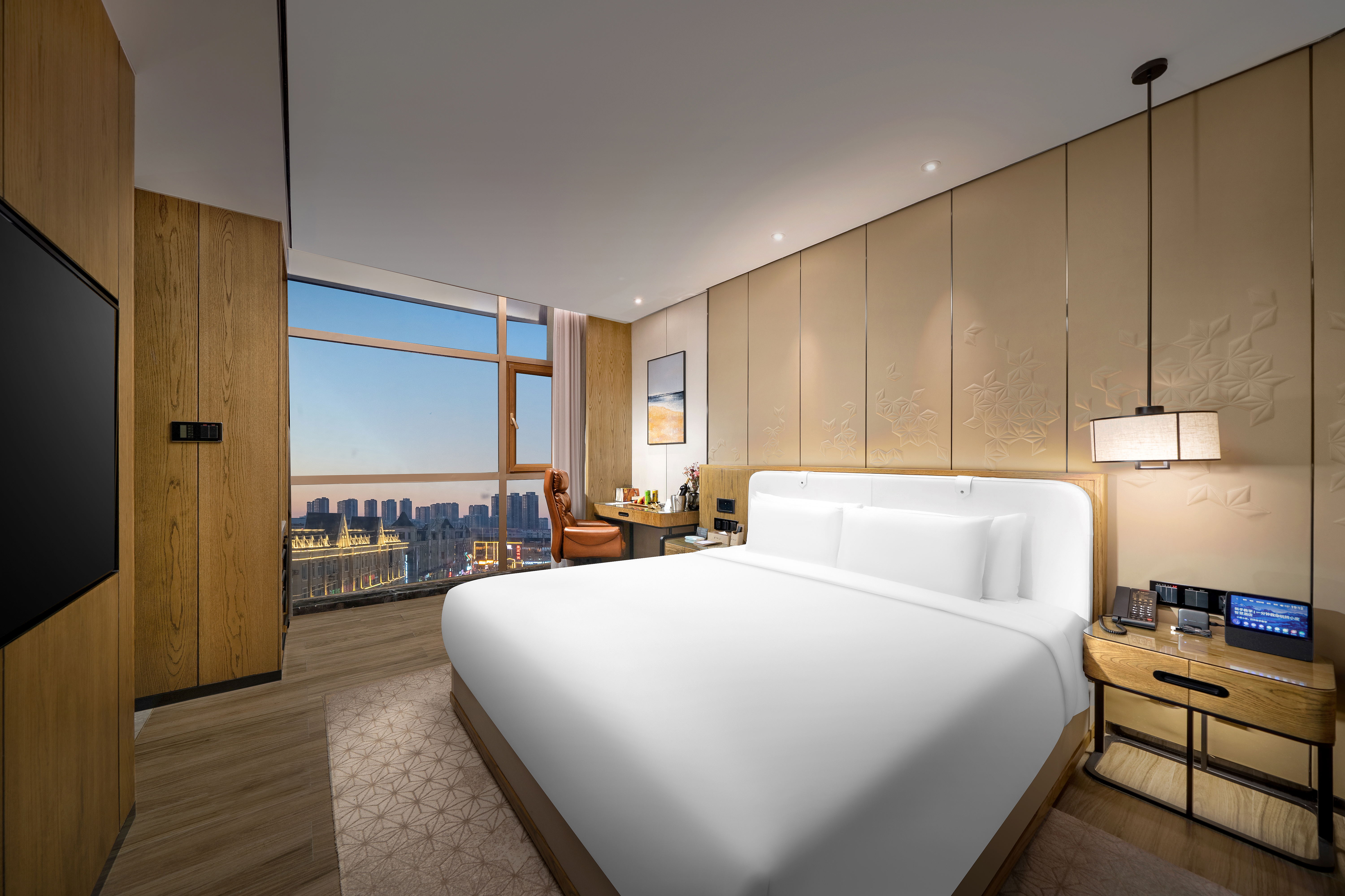 Yusi Warm City View Room