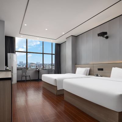 雅緻影音雙床房（4K高清+手機投屏） 知否影視酒店（寧鄉步行街店）優惠