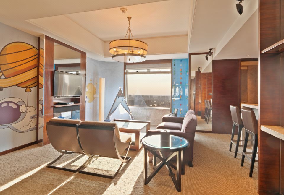 糖果星球亲子家庭套房（太空舱丨帐篷丨独立客厅）