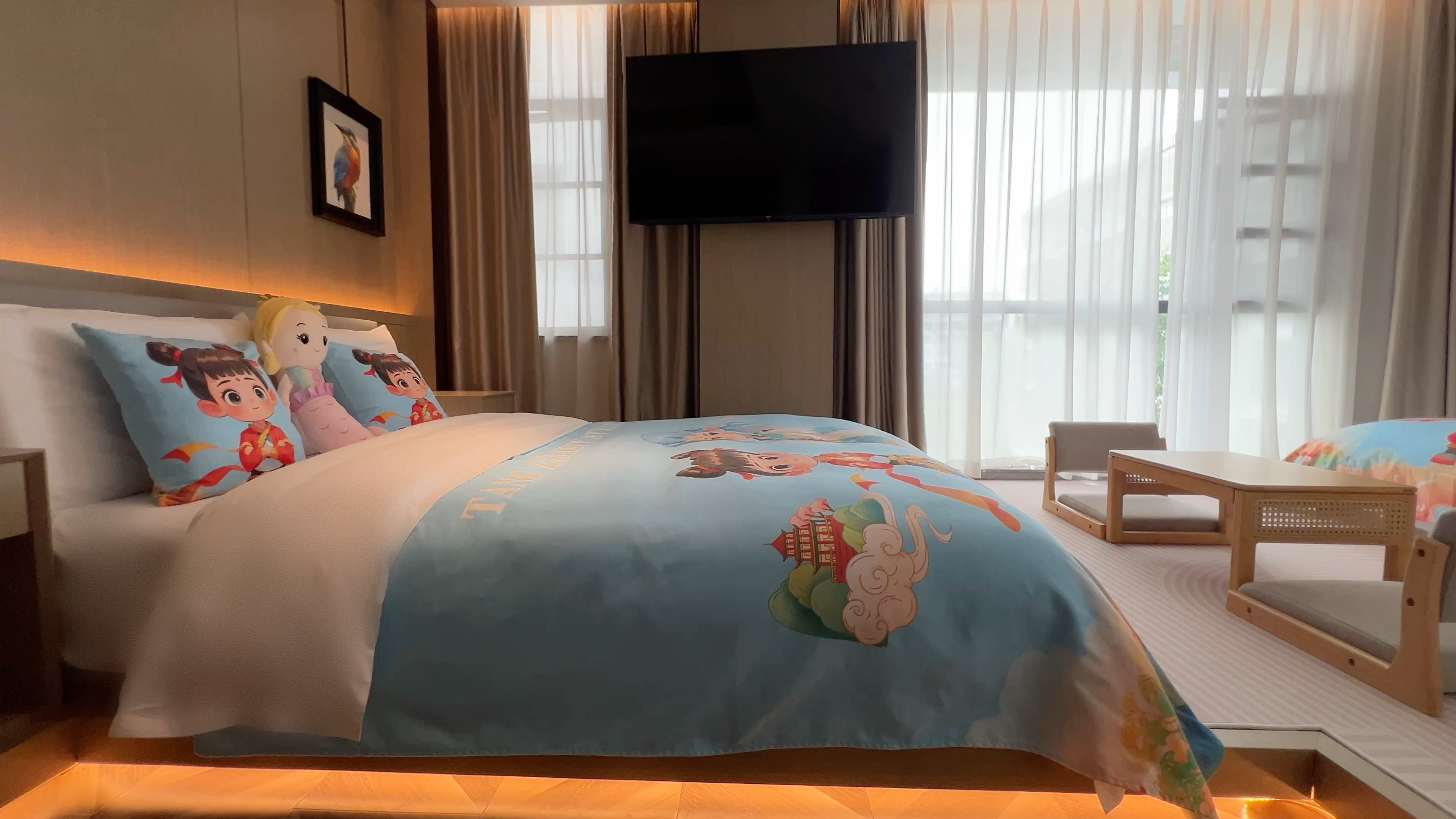 「国潮奇幻·哪吒新语」榻榻米空间｜亲子互动美学卧室