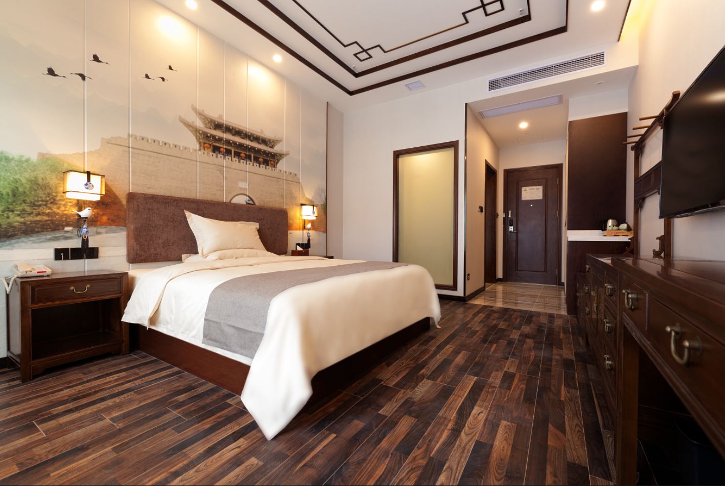 蜀井庭院大床房