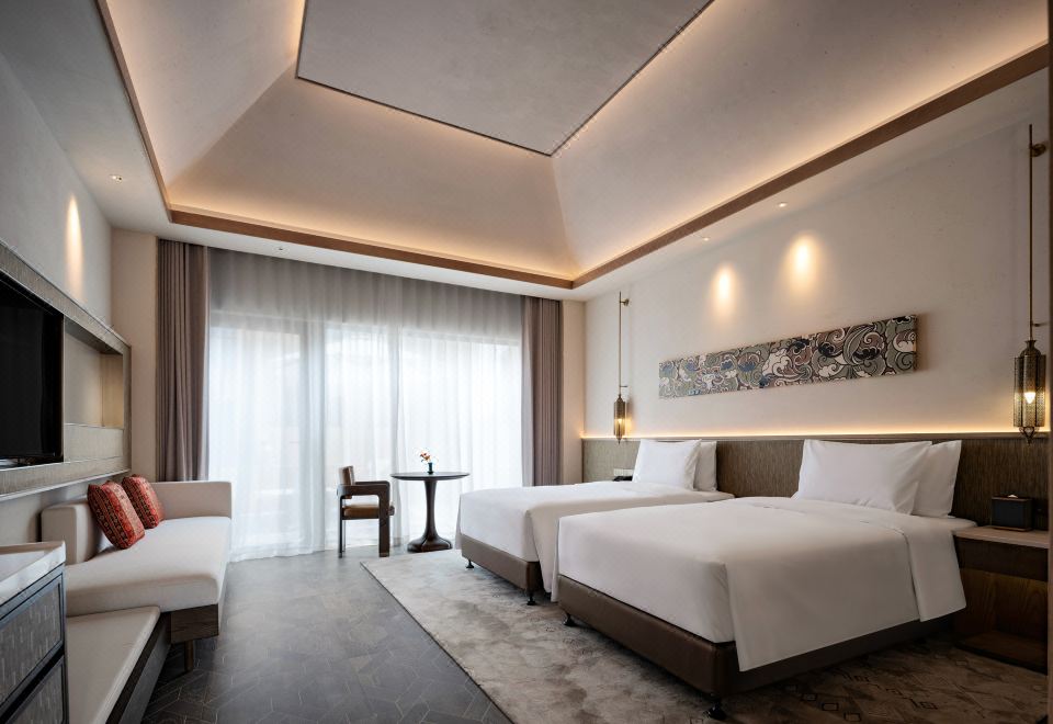 漠语听沙豪华双床房（鸣沙山景 +悦碧施洗护用品 ）